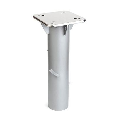 China Dia.8.7Xh38cm High Stability Modern Easy Install Roma Umbrella Base With Stainless Steel Outdoor Steel Cover for sale