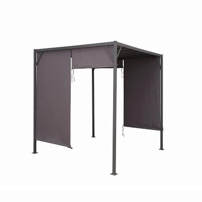 China Good Quality 3X3M Large Custom Portable Polyester Beach Backyard Garden Pergola Steel Gazebo For Outdoor for sale