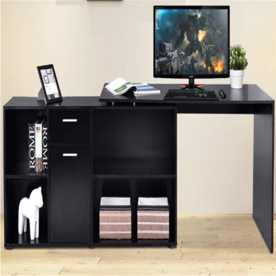 China Home Commercial Furniture Workstation Office Furniture (Size) Modern Station Adjustable Wooden L Shaped PC Computer Desk Corner Desk for sale