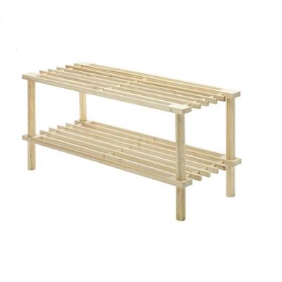 China Modern Customized Portable No Assembly Designs Amazing Living Bamboo Wooden Board Shoe Racks For Home for sale