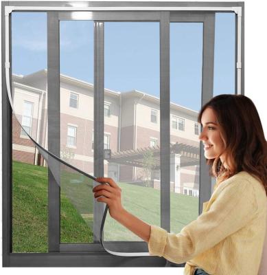 China Diy Modern Easy Magnetic Mosquito Bug Fly Screen For Window for sale