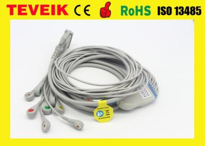 Chine Prix usine médical 10 de câble du DB 15pin ECG de Schiller de fil pour la machine d'électrocardiogramme, AHA instantané sans résistance à vendre