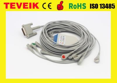 Chine Câble des fils ECG/EKG du DB 15pin 10 du prix usine de Teveik M1770A pour le moniteur patient, rupture à vendre