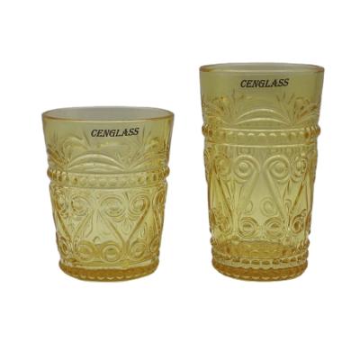 China TABLEWARE COLOR MUG Tableware Cocktail Glass Drinking Glass GLASS Mug for Beer and Wine Clear and Color for sale