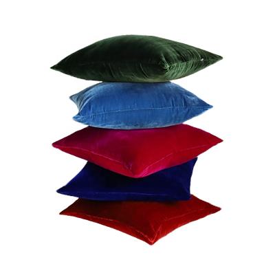 China Instock Anti Dust Mite Discount Modern Velvet Soft Luxury Cushion Cover 50*50cm Pillow Cases For Home Decor for sale