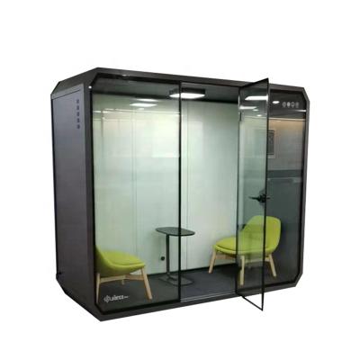 China Silence Adjustable Office Booth Mobile Phone Acoustic Indoor Single (Height) Phone Booth Work Pod for sale