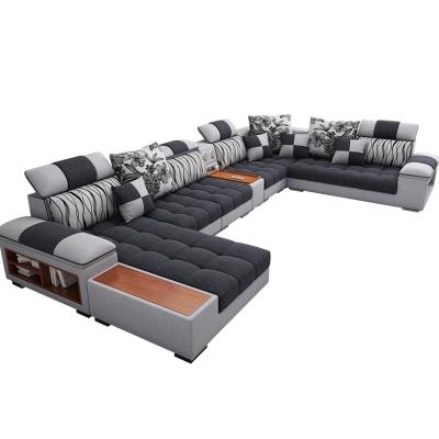 China Factory Wholesale Living Room Combination Sofa Set 7 Seater (Other) Corner Sofa Adjustable for sale