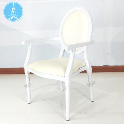 China Hot Mockup Modern Refectory Banquet Event Elegance Armrest Louis Dustproof Chair For Sale for sale