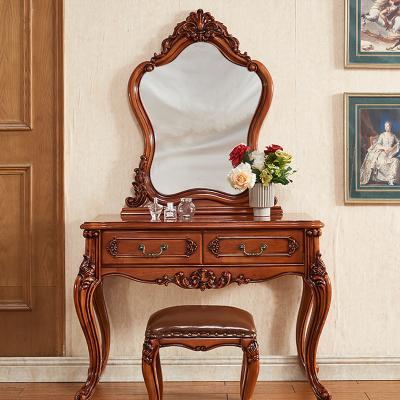 China With Mirror Furniture Vanity European Style Dressing Table For Adult Woman With Mirror Dresser for sale