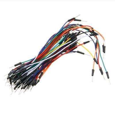 China Household Electrical Appliances Breadboard Wire Jumper/Breadboard Adapter Breadboard Cable Pack 65pcs for sale