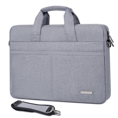 China Wholesale Retail Nylon 13.3 Laptop Bag 14 15.6 17.3 Inch Laptop Waterproof Shoulder Handbag Fashion Pocket Unisex Notebook Briefcase for sale