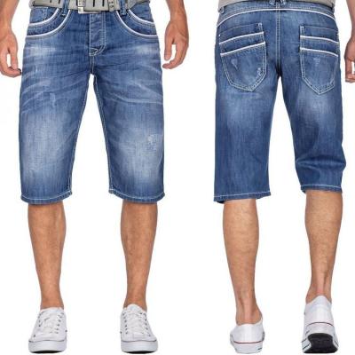 China Good Quality Breathable Zipper Fly Men's Short Denim Jean Factory Directly Sales for sale