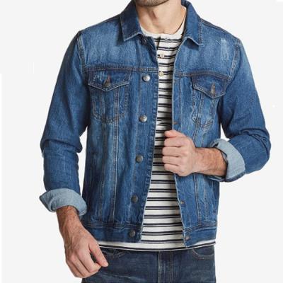 China Breathable European Style Causal Long Sleeve Jeans Denim Jacket Men for sale