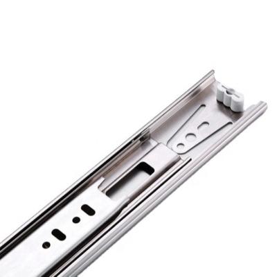 China Contemporary High Quality Stainless Steel Drawer Slide Channel 45mm Telescopic Drawer Slide Rail for sale