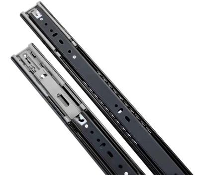 China Contemporary High Quality Push Drawer Slide Channel 45mm Open Telescopic Drawer Slide Rail for sale