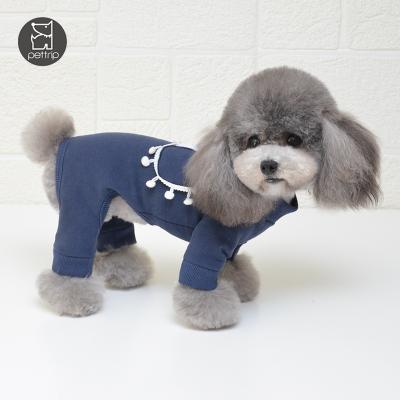 China Stocked Four Legs Small Dog Clothes 100% Cotton Pet Clothes Dog Clothes Pet Apparel And Accessories for sale