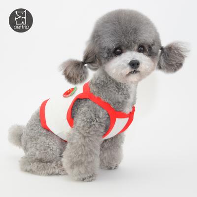 China Summer Small Pet Vest Dog Clothing Pet Clothing Pet Vest and Accessories Puppy Stocked Dog Vest for sale