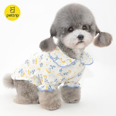 China Print Small Stocked Dog Clothes Springs And Summer Dog Shirts Pet Apparel And Accessories for sale