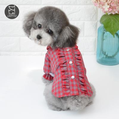 China Stocked Spring and Summer Clothes Dog Shirts Pet Clothing and Accessories Pet Shirts for sale