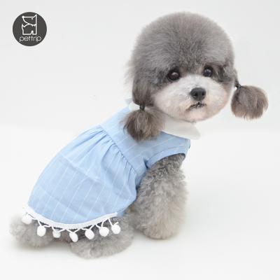 China Small stocked dog clothes pet clothes dog shirt pet dresses cheap dog clothes for spring and summer for sale