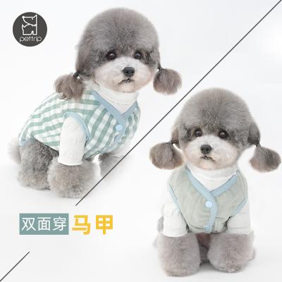 China Winter Stocked Padded Small Dog Clothes And Accessories Puppy Pet Clothing Warm Clothes for sale