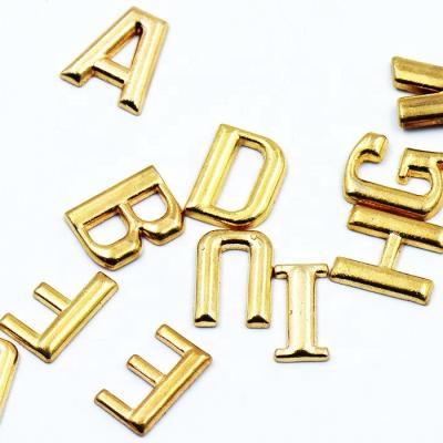 China Eco - Friendly European Standard Hot Fix Metal Letters , Hot Fix Alphabet Studs For Bags CA-AS33 for sale