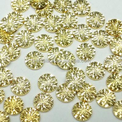 China Bags lead free nickel free korean hot fix nailhead, gold nailhead hotfix studs for clothes for sale