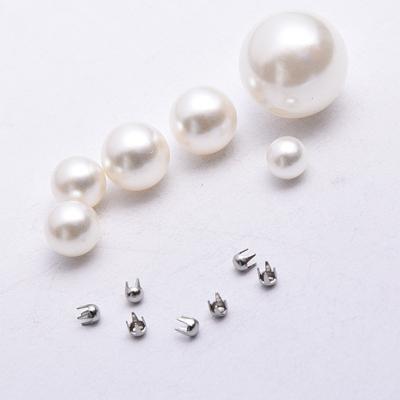 China Fashion nickel free beads rivet, beads button with claw pins for sale