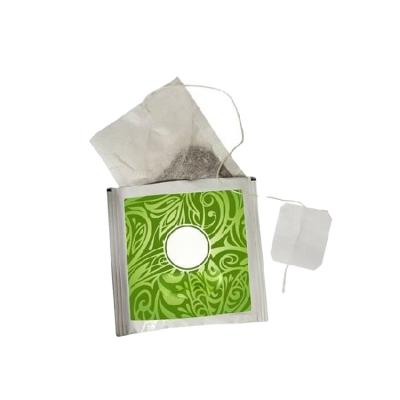 China Disposable Eco-Friendly Tea Fiber Tea Packing Bag Natural Corn Cotton Drawstring Seal Filter Bags Empty Tea Bags for sale