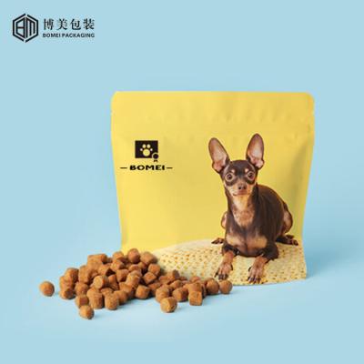 China Recyclable Wholesale Pig Dry Food Rack Up Packaging Bag With Zipper Custom Cat 15kg Dog Food Bags Pet Treat Package Pedigree Printing for sale