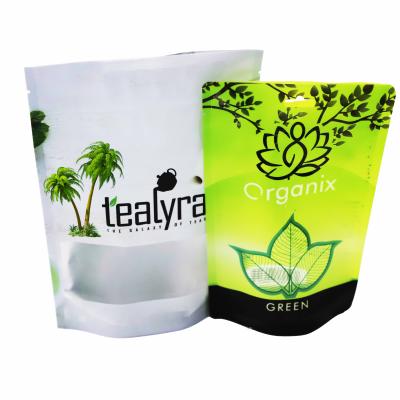 China Recyclable custom logo stand up pouch bags foil transparent waterproof zipper plastic doypack pouch packaging for salt for sale