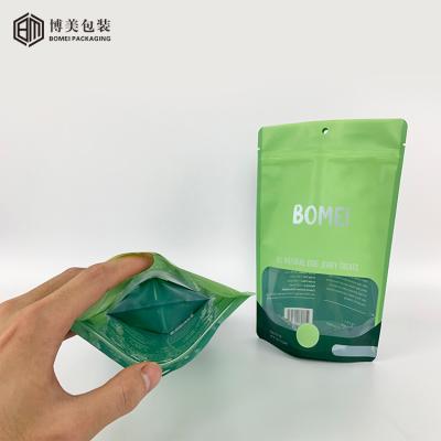 China Organic Printing Recyclable Custom Flour Powder Packaging Bag With Zipper Frosted Plastic Bio PE Stand Up Pouch Zip Lock Logo Package for sale