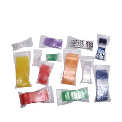 China LDPE Recyclable Custom Clear Loose Baggies Plastic Mix Print Zipper Tote Bag Small Mini Apple Baggies Zipper Tote Bag for sale