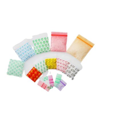 China Recyclable colorful mini ziplock bags custom design apple plastic baggies cheap LDPE plastic packaging small bag for sale