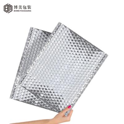 China Strong Adhesive Glue Customized Envelope Express Mailer Bags Foil Bubble Metallic Mailing Mailers Bags Self Seal Padded Poly Packaging for sale