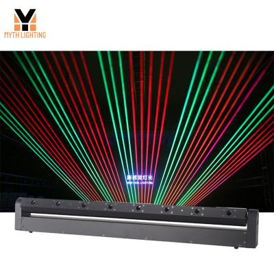 China TW830 Stage TW830 300mw *8 8 Eyes 8 Hole RGB Laser Beam Light For DJ Disco Club Nightclub for sale