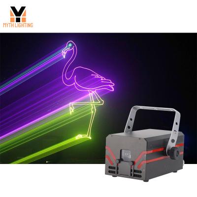 China Mini 3w 30kpps RGB Multi Color Laser Stage Light Animation Stage Scanner Laser Stage Lighting for sale