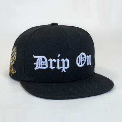 China Custom 6 Panel Embroidery Cotton Twill Flat Brim Snapback Logo Snapback Hip Hop Snapback Hat JOINT Hat for sale