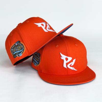 China Commoners Custom 6 Panel Snapback Hat , Applique Embroidered Patch Snap Back Hat for sale