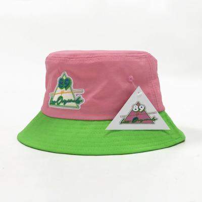 China 2022 COMMON Fashion Style Design Sun Protection Hats Cotton Multi Color Caps Embroidered Bucket Hat With Your Own Logo for sale