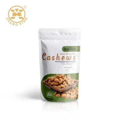 China Moisture Proof Roasted Cashews Packaging Bags Cookie Stand Up Pouches With Zipper Food Snacks Mylar Bags for sale