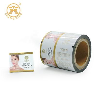 China Moisture Proof Aluminum Foil Plastic Sheet Roll For Makeup Liquid Pouches Sunscreen Pouch Roll Pouch Cosmetic Film Roll for sale