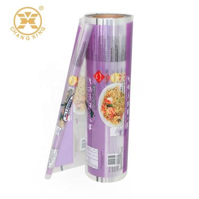 China Free Sample Moisture Proof Noodles Packaging Moisture Proof Film Potato Chips Eco Friendly Food Packaging Printed Coffee Bag Roll Film for sale