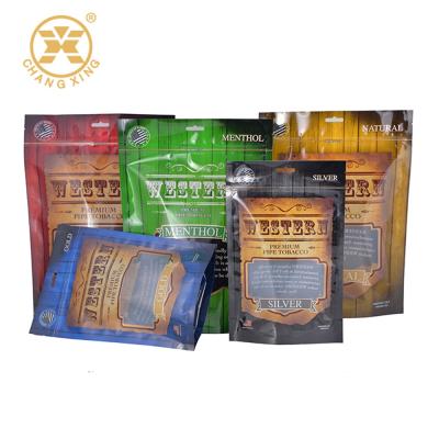 China Barrier OEM ODM Smell Proof Plastic Bags 1KG Tea Spice Leaves Packaging Pouch With Hole And Window for sale