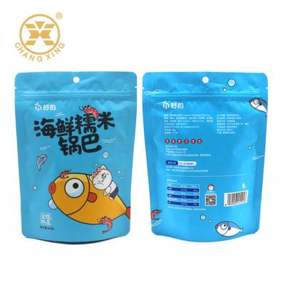 China Custom Plastic Barrier Pouch Holder Snack Food Packaging Bag Aluminum Foil Zipper Pouch Printed Food Pouch Holder for sale