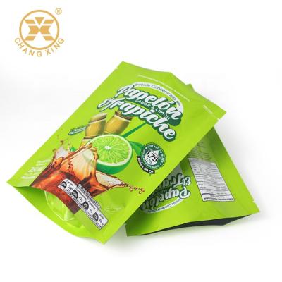 China Custom Plastic Metalized Laminated Ziplock Holder Moisture Proof Bag Up Pouch For Liquid Beverage Powder Packaging Bags for sale