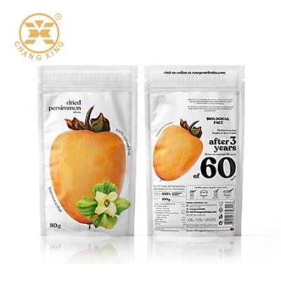 China Resealable Barrier Back Up Pouch Zip Lock Dried Fruit Packaging Bag Plastic Heal Seal Plastic Bags With Window for sale