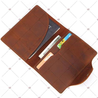 China RFID Custom Branded Premium PU Leather Passport Wallet Family PVC Travel Passport Wallet Holder Custom Copy for sale