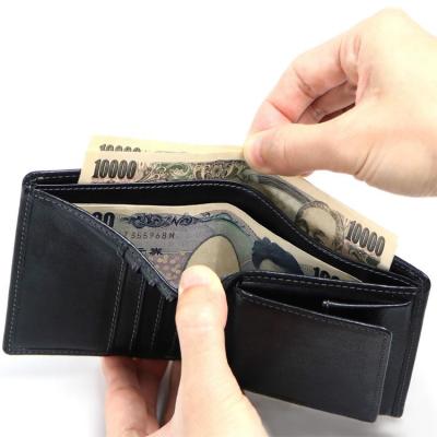 China Small Fashion RFID High Quality Leather Credit Card Holder Short Wallet Women Coin Purse Men Slim Wallet for sale