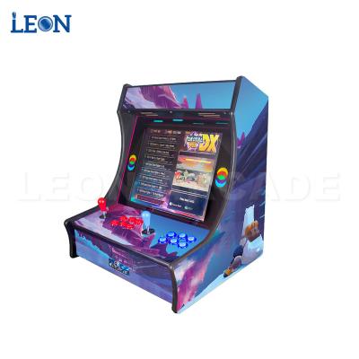 China MDF Video Game Machine Vendita Car Doble Pantalla Arcade Mini Bartop 18mm Cabinet Mdf Wood Diy Illuminated Acrylic Candy Case for sale